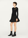 INTO THE EAST 25 Autumn/Winter Layered Short Skirt ITE-E1DGAW071BL21SK-HEI Black (E1DGAW070WT21SK)